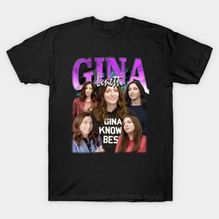 Gina Linetti 90s Retro Collage Bootleg T-Shirt